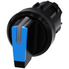 SIEMENS - Selettore, illuminabile, 22 mm, rotondo, in plastica, colore blu