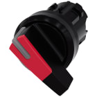 SIEMENS - Selettore, illuminabile, 22 mm, rotondo, in plastica, colore rosso 3SU10022CF200AA0