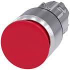 SIEMENS - Pulsante a fungo, 22 mm, rotondo, in metallo lucido, colore rosso, 30 mm