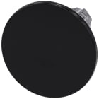 SIEMENS - Pulsante a fungo, 22 mm, rotondo, in metallo lucido, colore nero, 60 mm