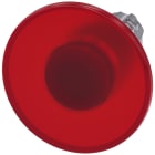 SIEMENS - Pulsante a fungo, illuminato, 22 mm, rotondo, in metallo lucido, colore rosso, 60 mm