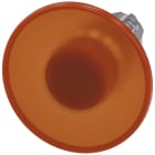 SIEMENS - Pulsante a fungo, illuminato, 22 mm, rotondo, in metallo lucido, colore ambra, 60 mm