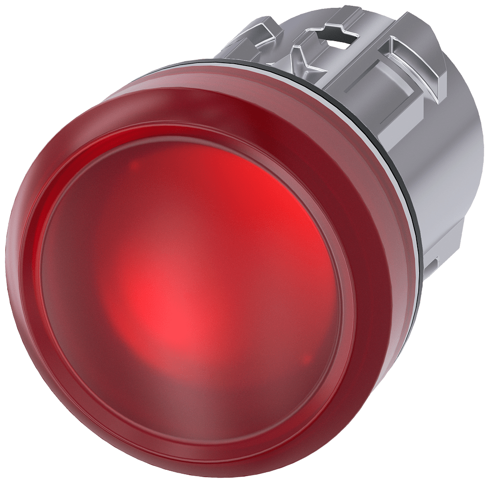 SIEMENS - INDICATORE LUMINOSO, ROSSO 3SU10516BA200AA0