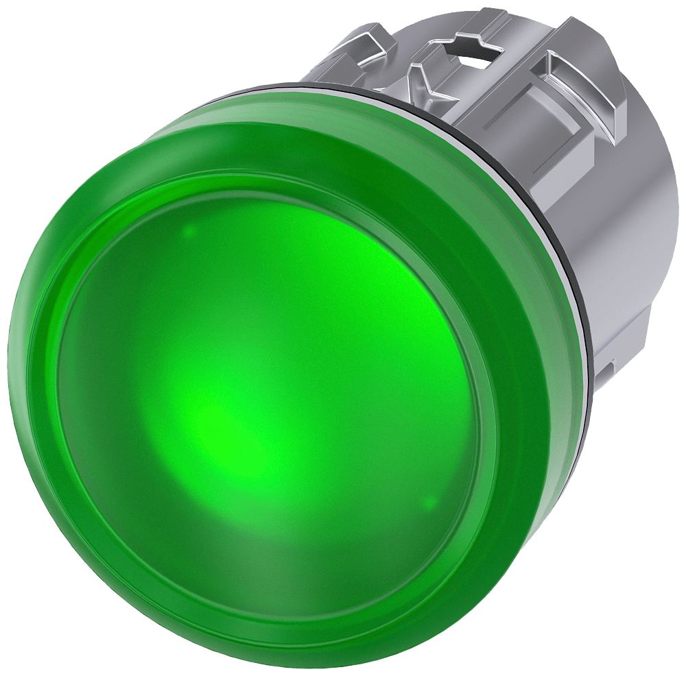 SIEMENS - INDICATORE LUMINOSO, VERDE 3SU10516BA400AA0