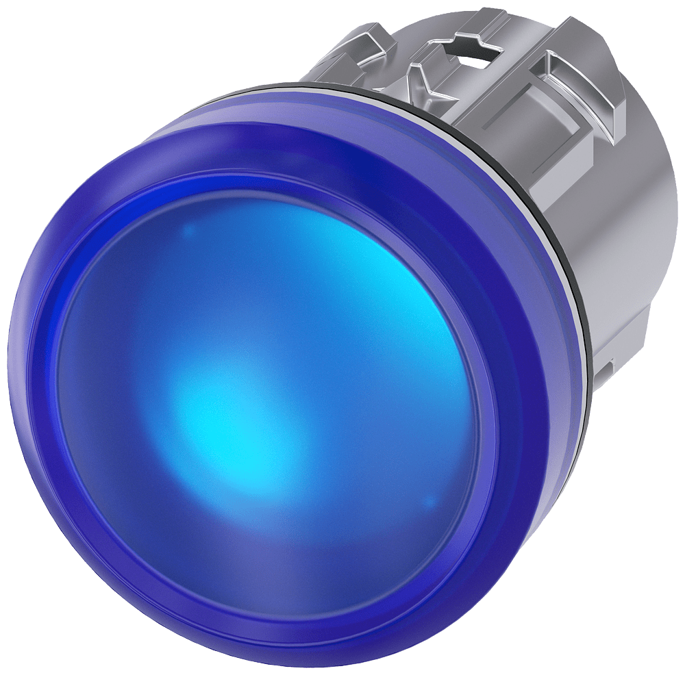 SIEMENS - INDICATORE LUMINOSO, BLU 3SU10516BA500AA0