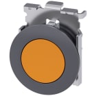 SIEMENS - Pulsante, 30 mm, rotondo, in metallo, opaco, piatto, colore ambra, ad impulso