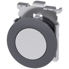 SIEMENS - Pulsante, 30 mm, rotondo, in metallo opaco, colore bianco