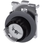 SIEMENS - Selettore a chiave RONIS, rotondo, in metallo opaco, estrazione chiave O+I, SB31, 421, 455