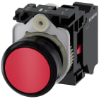 SIEMENS - Pulsante, 22 mm, rotondo, in plastica, colore rosso, bottone, 1NC