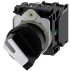 SIEMENS - Selettore, illuminabile, 22 mm, rotondo, in plastica, bianco, verde, 1 NO