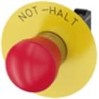 SIEMENS - Pulsante a fungo di ARRESTO DI EMERGENZA, 22 mm, rotondo, in metallo lucido, colore rosso, 1NC