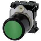 SIEMENS - Pulsante, 22 mm, rotondo, in plastica, colore verde, bottone 3SU12000EB400AA0