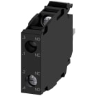 SIEMENS - Modulo di contatti con 2 contatti, 1NO+1NC, contatti dorati, morsetti a vite