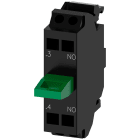 SIEMENS - Modulo di contatti con 1 contatto, 1NO, contatti dorati, morsetti a molla