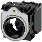 SIEMENS - Supporto per 3 moduli, 1NO, modulo LED, colore giallo, AC/DC 6 ... 24 V 3SU15011AG301BA0