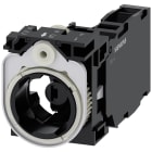 SIEMENS - Supporto per 3 moduli, 1NO+1NC, modulo LED, colore giallo, AC/DC 6 ... 24V 3SU15011AG301FA0