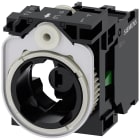 SIEMENS - Supporto per 3 moduli, 1NO, modulo LED, colore blu, AC/DC 6 ... 24 V