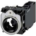 SIEMENS - Supporto per 3 moduli, 1NO+1NC, modulo LED, colore blu, AC/DC 6 ... 24 V