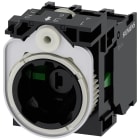 SIEMENS - Supporto per 3 moduli, 1NO, 1NO, modulo LED, colore bianco, AC/DC 6 ... 24 V 3SU15011AG601NA0