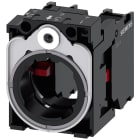 SIEMENS - Supporto per 3 moduli, in metallo, 1NC, 1NC, morsetti a vite