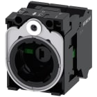 SIEMENS - Supporto per 3 moduli, in metallo, 1 NO, 1 NO, modulo LED, bianco, AC/DC 24 V
