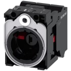 SIEMENS - Supporto per 3 moduli, in metallo, 1 NC, 1 NC, modulo LED, bianco, AC/DC 24 V 3SU15511AB603PA0