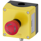 SIEMENS - Pulsantiera per dispositivi di comando, 22 mm, rotondi, in plastica, parte superiore della pulsantiera colore giallo