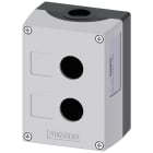 SIEMENS - Pulsantiera per dispositivi di comando, 22 mm, rotondi, in plastica, colore grigio, 2 punti di comando