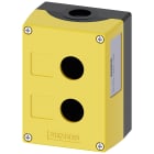 SIEMENS - Pulsantiera per dispositivi di comando, 22 mm, rotondi, in plastica, colore giallo, 2 punti di comando