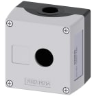 SIEMENS - Pulsantiera per dispositivi di comando, 22 mm, rotondi, in metallo, colore grigio, 1 punto di comando