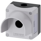 SIEMENS - Pulsantiera per dispositivi di comando, 22 mm, rotondi, in metallo, colore grigio, 1 punto di comando 3SU18510AA000AC1