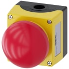 SIEMENS - Pulsantiera per dispositivi di comando, 22 mm, rotondi, materiale della custodia: metallo, parte superiore della pulsantiera colore giallo