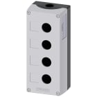 SIEMENS - Pulsantiera per dispositivi di comando, 22 mm, rotondi, in metallo, colore grigio, 4 punti di comando