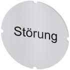 SIEMENS - Inserto piatto per pulsante luminoso, rotondo, colore opalescente, iscrizione: Störung 3SU19000AB710AQ0