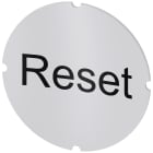 SIEMENS - Inserto piatto per pulsante luminoso, rotondo, colore opalescente, iscrizione: Reset 3SU19000AB710DU0