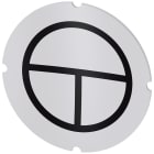 SIEMENS - Inserto piatto per pulsante luminoso, rotondo, colore opalescente, simbolo: ON-OFF ad impulso 3SU19000AB710RN0