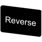 SIEMENS - Targhetta identificativa 17,5 x 27 mm, colore nero, iscrizione: Reverse 3SU19000AD160DP0