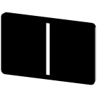 SIEMENS - Targhetta identificativa 17,5 x 27 mm, colore nero, simbolo: I* 3SU19000AD160QB0
