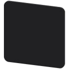 SIEMENS - Targhetta identificativa 27 x 27 mm, colore nero, senza iscrizione 3SU19000AE160AA0