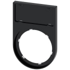 SIEMENS - Portatarghetta, piatto, arrotondato, colore nero, per targhetta identificativa 12,5 x 27 mm
