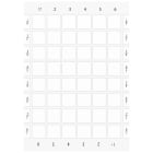 SIEMENS - Targhette identificative, su portatarghetta 27 x 27 mm, colore bianco, senza iscrizione 3SU19000BL610AA0