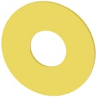 SIEMENS - Disco targhetta per ARRESTO DI EMERGENZA, giallo, senza iscrizione, diametro esterno 60 mm 3SU19000BN310AA0