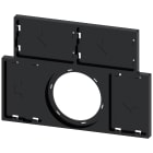 SIEMENS - Portatarghetta, piatto, colore nero, per 4 targhette identificative 17,5 x 27 mm 3SU19000BT100AA0