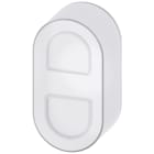 SIEMENS - Cappuccio di protezione senza silicone per pulsante doppio, sporgente, trasparente