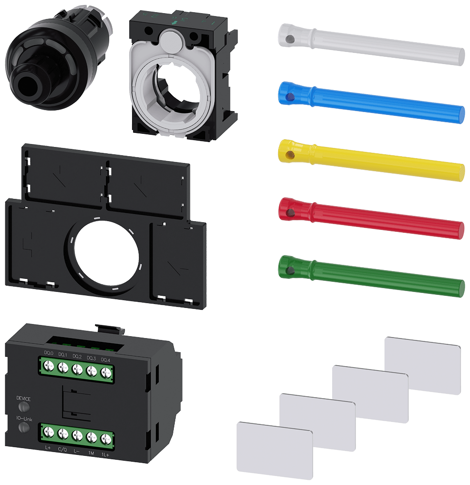 SIEMENS - Starter Kit SIRIUS ACT selettore a chiave ID con modulo IO-Link preprogrammabile