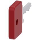 SIEMENS - Chiave per selettore a chiave O.M.R., colore rosso 3SU19500FK200AA0