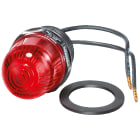 SIEMENS - luce LED, rosso, DC 24 V diametro 25 mm per raccordo filettato M20 x 1,5, anche per 3SE7, interruttore a fune oppure 3SE5, interruttore di posizion...