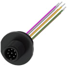 SIEMENS - Accessori per interruttore di posizione 3SE5, connettore fisso in plastica, M12, a 8 poli 3SX51001SS08