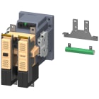 SIEMENS - Contattore gr. costr. 4, a 2 poli DC-3 e 5, 75 A, blocchetto di contatti ausiliari 21 (2NO+1NC), comando in AC DC 24 V
