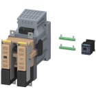SIEMENS - Contattore gr. costr. 12, a 2 poli., DC-3 e 5, 400 A con 750 V, blocchetto di contatti ausiliari 21 (2NO+1NC)